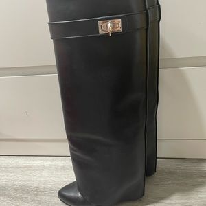 Black Givenchy Shark Boots